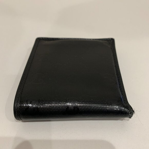 Gucci Black GG Imprime Bifold Wallet Sku#84194 (gently used, pocket peeling) - Picture 4 of 14